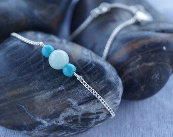 Bracelet gemstone beads (semi-precious beads)