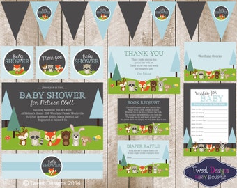 Animal baby shower | Etsy
