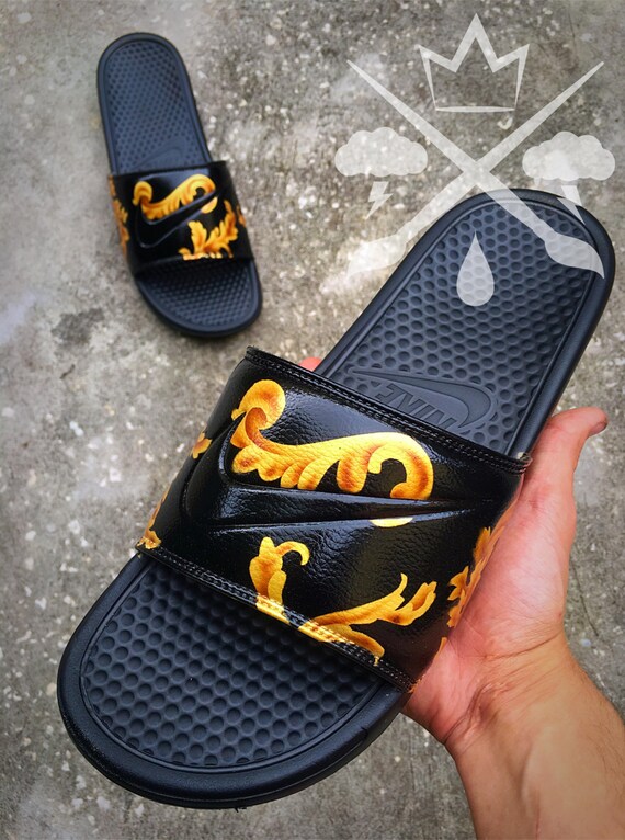 custom benassi slides