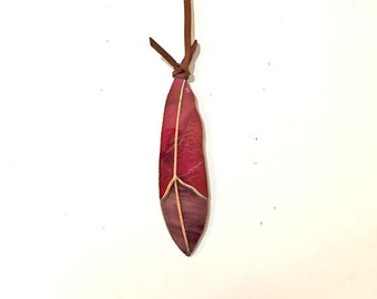 Mini Classic Stained Glass Feather