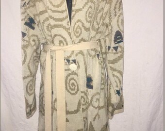 Vintage Sweater Duster, Size Medium