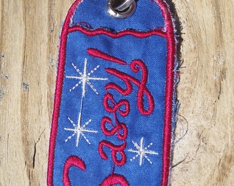 key chain chap stick holder