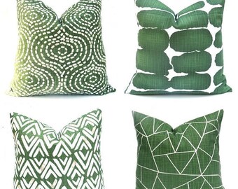 15% Off Sale Green Pillow , Green Pillow Cover, Green Throw Pillow, Decorative Green Pillow , Accent Pillow, Green toss pillow, Green Cushi