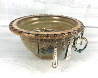 Jewelry Bowl - Earring Bowl - Earring, Jewelry Holder- Jewelry Organizer - Earring and Bracelet Holder - In stock & ready to ship