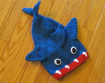 Deadliest catch - Blue Shark knit hat