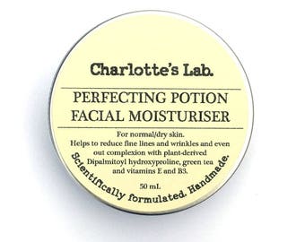 Natural Face Cream | Perfecting Potion Facial Moisturiser anti aging | vegan face cream with Niacinamide hyaluronic acid natural skin care
