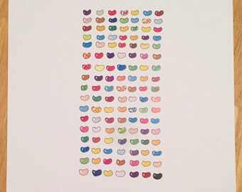 Jelly Beans 8x10 Illustration Print