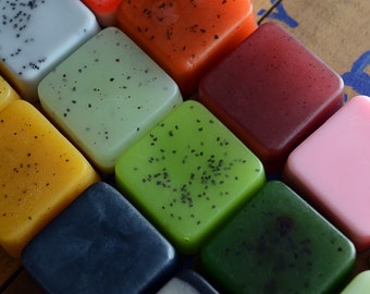 Mini Soaps - Pick 4 Soap Samples, Handmade Soap, Glycerin Soap