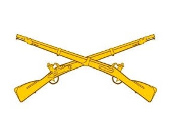 US Army Infantry Branch Insignia Vector Files, dxf eps svg ai crv