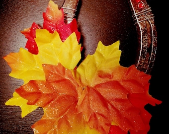 Autumn Rustic Good Luck Horseshoe