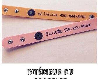 Identification wristband // Bracelet // Allergy // Kids