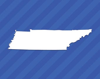 Tennessee TN State Outline Vinyl Decal Sticker