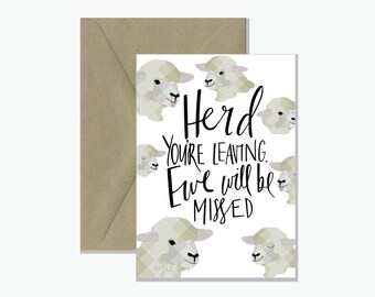 Awesome 70 Farewell Card Puns
