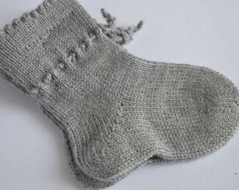 Merino Baby Socks - Newborn Baby Socks -READY FOR SHIPPING