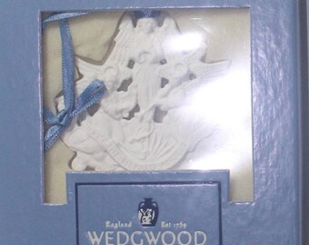 Wedgwood 1993 Hark the Herald Angels Sing Ornament, Boxed, Excellent condition