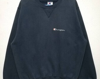 Vintage Champion Small Logo Sweatshirt Sweater