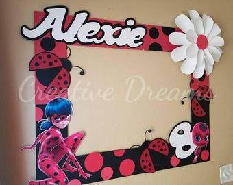 Miraculous Ladybug Party Photo Frame