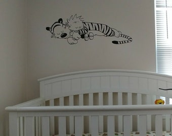 Calvin and Hobbes Wall Painting