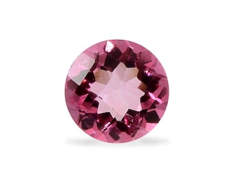 Mystic Pink Topaz Round Cut Loose Gemstone 1A Quality 6mm TGW 0.90 cts.
