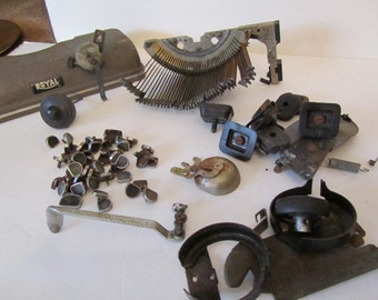 TYPEWRITER PARTS, VINTAGE Royal Typewriter Parts, Manual Typewriter Parts, Steampunk
