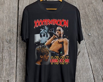 NEW XXXTENTACION Revenge Tour T-Shirt Hip Hop Rap Black T Shirt S - XXL