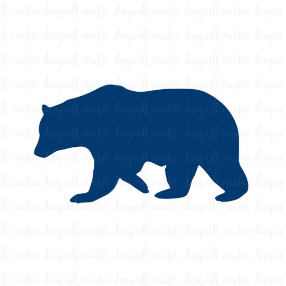 Download Bear SVG Bear Silhouette Bear Monogram SVG SVG Files