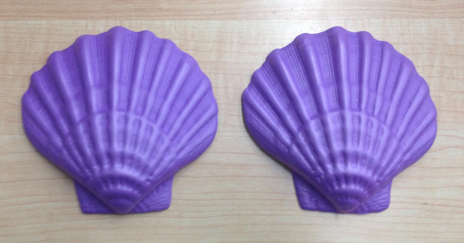 Foam Lion's Paw Mermaid Seashell Bra