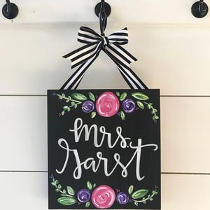 Teacher sign - CUSTOM- teacher gift - farmhouse sign - teacher appreciation gift - wholesale - farmhouse chic decor - shabby chic decor