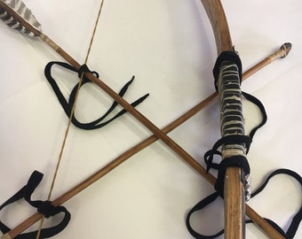 Handcrafted Traditional Apache Bow and Arrow