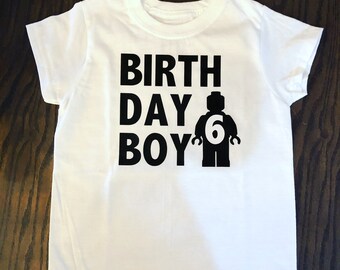 Custom Lego Birthday Shirt