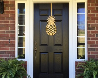 Pineapple, Front Door Wreath, Front Door Decor, Pineapple Decor, Door Hangers, Elegant Door Wreath, Door Decorations, outdoor wreath