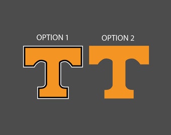 Tennessee Vols - Power T - Full Color - Die Cut Decal
