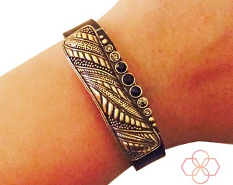 50% OFF! Charm to Accessorize Fitbit Flex 2 Tracker -The ALANA Rhinestone Charm in Gold to Dress Up Your Favorite Fitness Tracker -Ship FREE