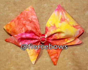 Blazing Sunset Hand Sewn Bow