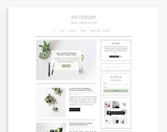 Asterism • Responsive Blogger Template • Fashion Blog Theme • Minimal Blog Design.