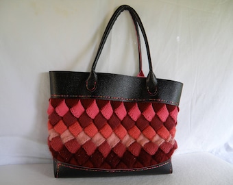 Handmade fully lined large tote