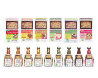 Made with Love Top 15 Best Sellers Gift Box 6 Gourmet Magic Meals + 9 Spice Blends Easy Real Whole Food Fast! Organic Artisan Foods Foodie