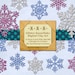 Glitter Snowflakes Digital Clipart Instant Download Printable Designs