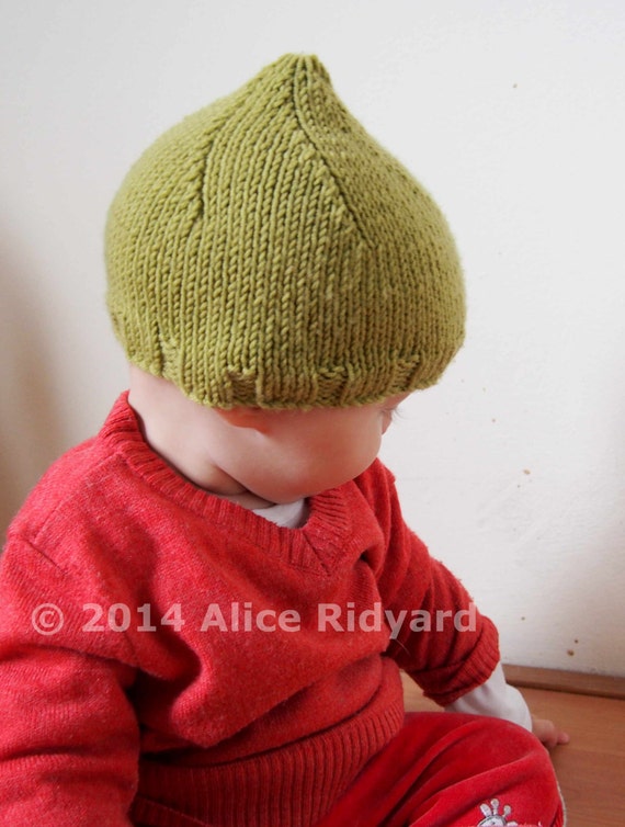gumnut baby pixie hat pattern pdf knit pattern easy
