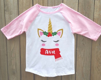 christmas shirt girls christmas shirt unicorn christmas shirt personalized christmas shirt christmas - Christmas Shirts For Girls christmas shirt girls christmas shirt unicorn christmas shirt personalized christmas shirt christmas - Christmas Shirts For Girls