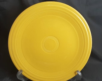 Vintage Fiesta Yellow Luncheon Plate