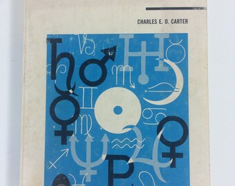 The Principles of Astrology, Charles E. O. Carter, 1972 Vintage Book