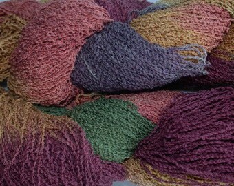 Fine Cotton Boucle yarn - Old Brass