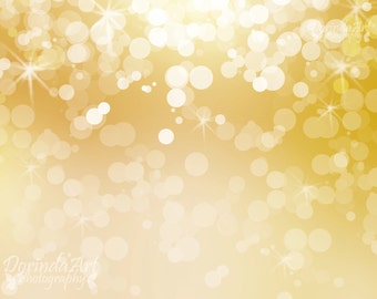 Bokeh background Digital print Gold Christmas overlays Christmas background Bokeh overlay Photo overlay background Sparkling Light overlay