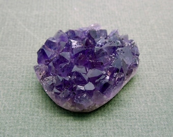 Purple Amethyst Druzy Cluster - Natural Raw Purple Amethyst Cluster (OB8B21)