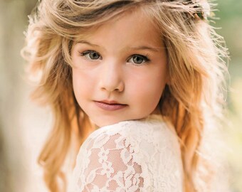 Child Flower Crown - Flower Crown Wreath - Bridal Flower Crown - Flower Girl - Maturnity Photo Shoot - Engagement Photos - Flower Crown