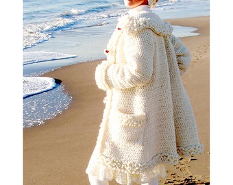 Cortina Coat - Crochet Pattern - Instant Download Pdf