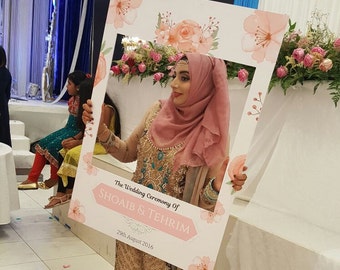 FULLY PRINTED Floral Selfie Frame