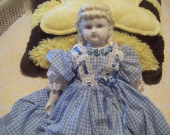 Hand Crafted Frozen Charlotte Doll