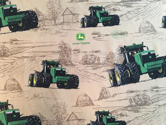 John Deere fabric by the yard John Deere tractor fabric